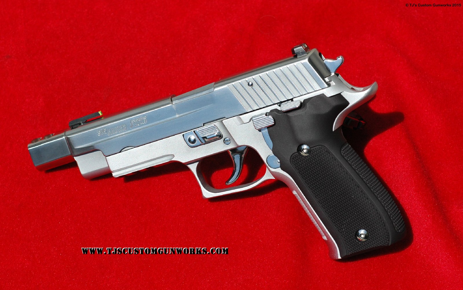 Custom All Chrome Sig Sauer Match P226r Elite With Compensator