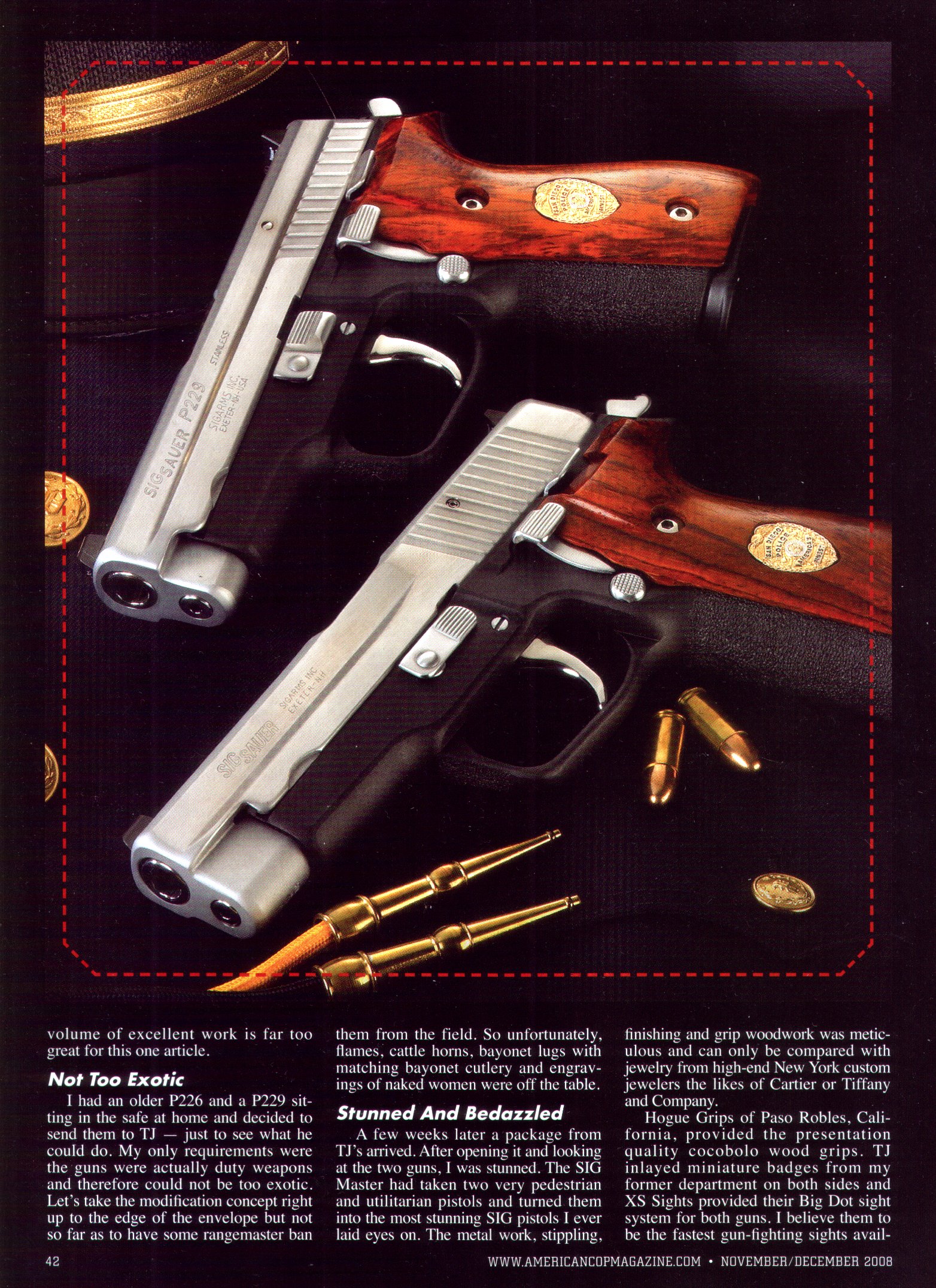 TJ's Super Sigs Featured in COP Magazine 2008 Page 3