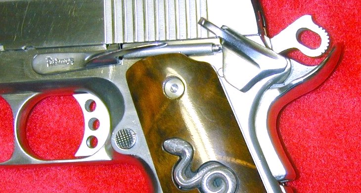 Close Up Of TJ Fitted 1911 Custom Parts