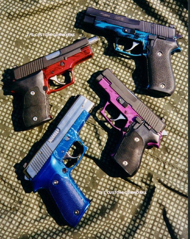 Colored Sig Sauer P220's & P220 Cut Downs