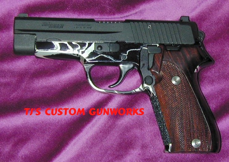 Sig Sauer P220 With Silver & Black Frame 2