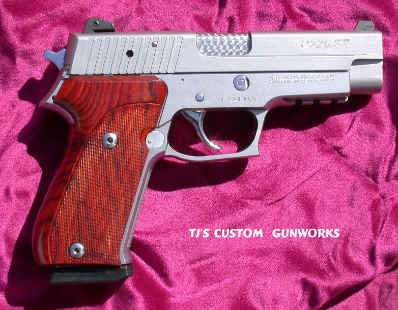 Custom Sig Sauer P220ST Stainless By TJ's Custom Gunworks